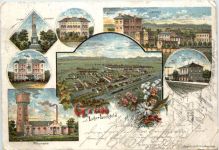 Gruss aus Lager Lechfeld - Litho