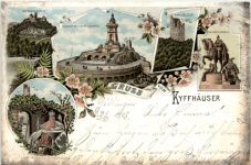 Gruss vom Kyffhäuser - Litho