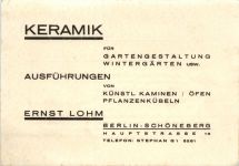 Oranienburg - Keramik Ernst Lohm