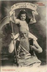 Neujahr - Jahreszahl 1905