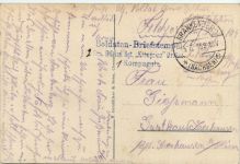 Gruss von der Lützelhöhe - Feldpost Ers. Batl. Infanterie Regiment Kronprinz Wilhelm