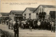 Vimy - Place Abel Bergaine - Visite de Clemmanceau 1919