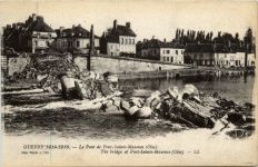 Guerre 1914-1916 - Pont de Pont Sainte Maxence
