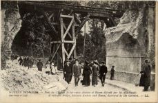 Guerre 1914-1916 - Pont du Chemin de fe Amiens et Rouen
