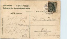 Gruss aus Kurort Rheinsberg i.M., Portal zum Eingang in den Schlosspark