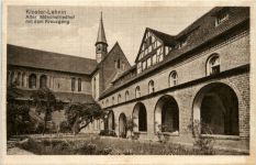 Kloster Lehnin, Alter Mönchsfriedhof mit dem Kreuzgang