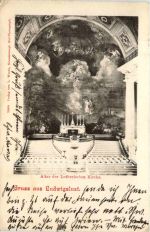 Gruss aus Ludwigslust, Altar der Lutherischen Kirche