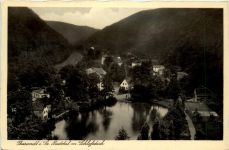Tharandt, Badetal mit Schlossteich