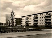 Hennigsdorf Kr. Oranienburg, Neubauten an der Karl-Marx-Strasse