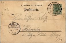 Gruss vom Truppen-Übungsplatz Elsenborn - Litho