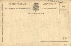 Bruxelles - Exposition Universelle 1910