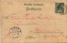 Gruss vom Truppenübungsplatz Elsenborn - Litho