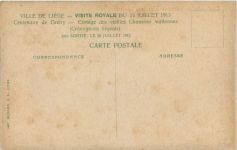 Liege - Visite Royale 1913