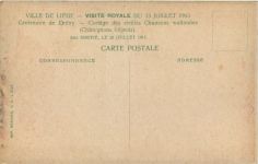 Liege - Visite Royale 1913