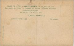 Liege - Visite Royale 1913