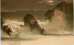 Rheinfall - F. Killinger - Berge mit Gesichtern