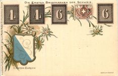 Zürich - Die ersten Briefmarken der Schweiz - Litho