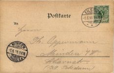 Gruss aus dem Schlammbad Eilsen - Litho