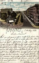 Gruss aus Hannover - Litho