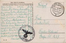 Bad Teplitz-Schönau - Feldpost 3. Reich