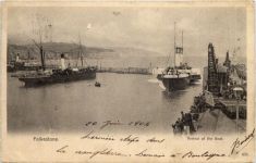 Folkestone - Arrival of the Boat