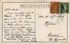 Künstlerkarte Filippo Franzoni - Pro Juventute