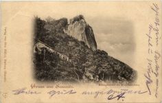 Gruss aus Sassnitz, Königsstuhl mit Fischerhütte