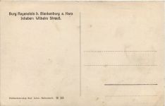 Blankenburg, Die Burgruine Regenstein