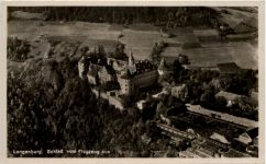 Langenburg, Schloss vom Flugzeug aus