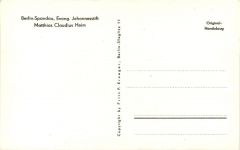 Berlin-Spandau, Ev. Johannesstift Matthias Claudius Heim