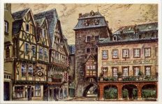 Linz am Rhein, Burgplatz mit Rheintor