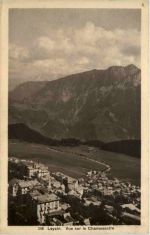 Leysin, Vue sur le Chamossaire