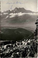 Leysin, La Plaine du Rhone et les Dents du Midi