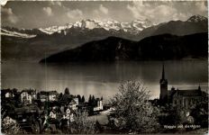 Weggis und die Alpen