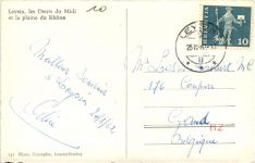 Leysin, Les Dents du Midi et la plane du Rhone