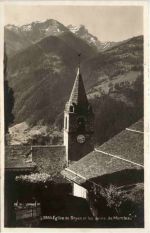 Eglise de Gryon et les dents de Morcles