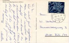 Flumserberg, Abfahrt vom Maschgachamm