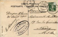 Klausenstrasse - Hotel Posthaus Urigen mit Postkutsche