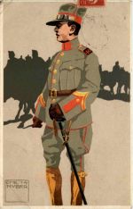 Schweizer Armee - Felduniform - Künstler Emil Huber