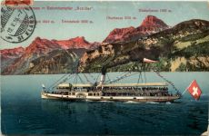 Vierwaldstättersee - Salondampfer Schiller - Brunnen