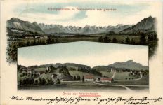 Gruss aus Werdenstein - Künstler-AK Eugen Felle - Immenstadt