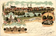 Gruss aus Ingolstadt - Litho - Künstler-AK Eugen Felle