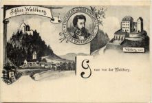 Gruss von der Waldburg - Künstler-AK Eugen Felle