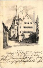Radolfzell - Oberthorstrasse - Künstler-AK Eugen Felle