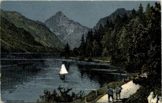 Plansee in Tirol - Künstler-AK Eugen Felle