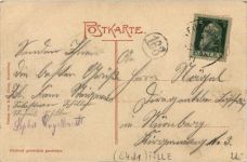 Neuessing mit Burg Randeck - Künstler-AK Eugen Felle