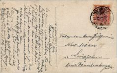 Elztal aus der Vogelschau Waldkirch - Künstler-AK Eugen Felle