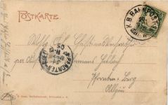 Höchstädt - Rathausus - Künstler-AK Eugen Felle