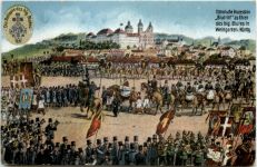 Wingarten - Historische Prozession Blutritt - Künstler-AK Eugen Felle