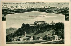 Untrzeil und Schloss Zeil - Künstler-AK Eugen Felle